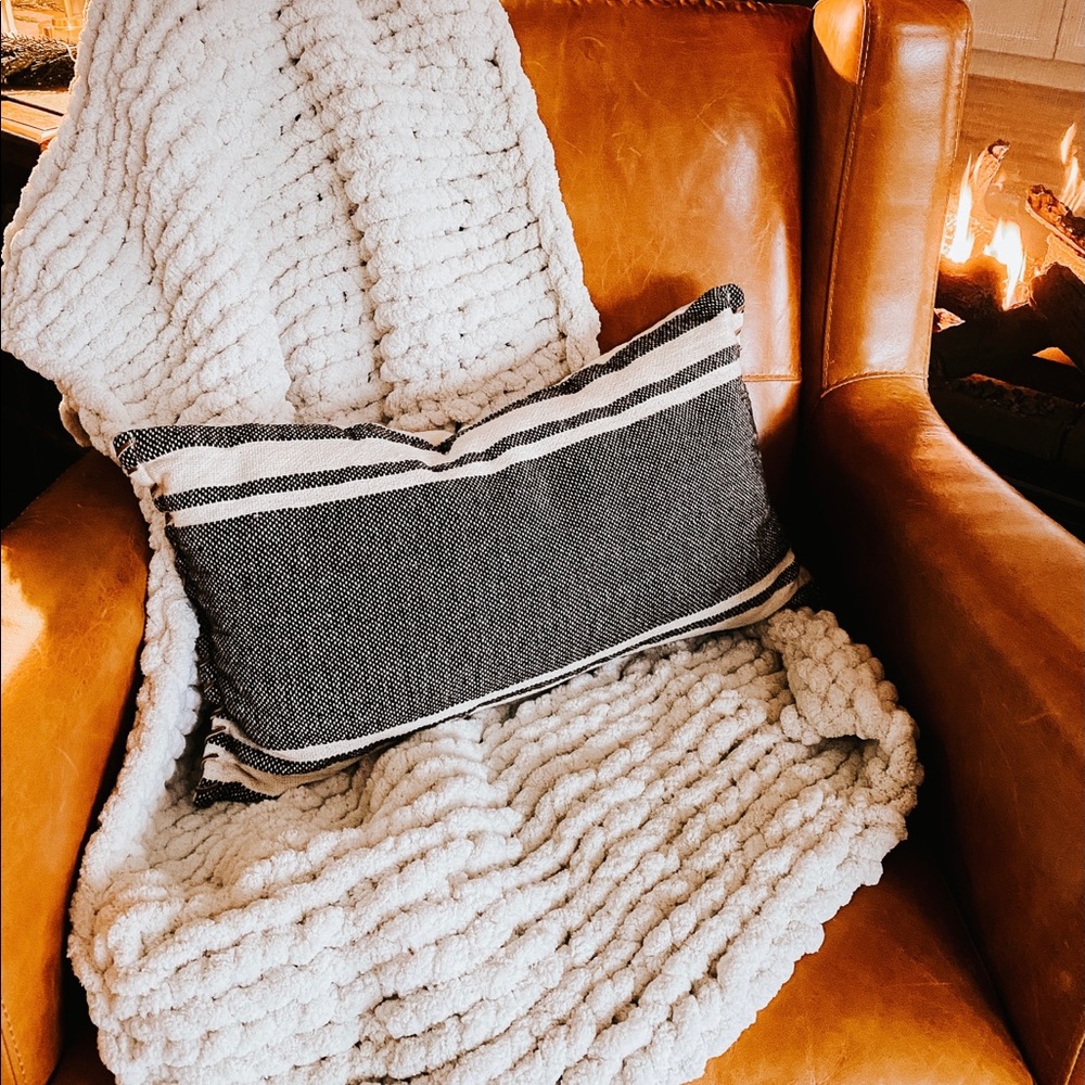 Ivory Chunky Blanket🤍